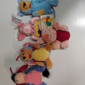 5 Disney stuffed animals